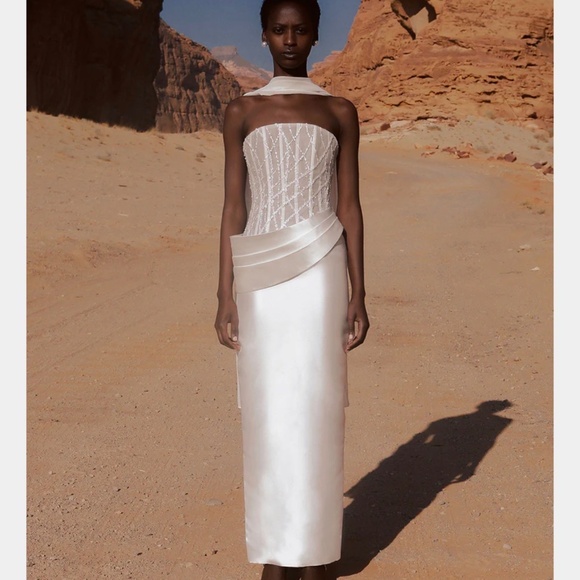 Eliya The Label white gown size Small S - Picture 2 of 3